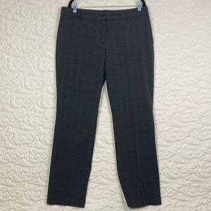 Hilary Radley Dress Pmats Dark Gray Plaid Size 14